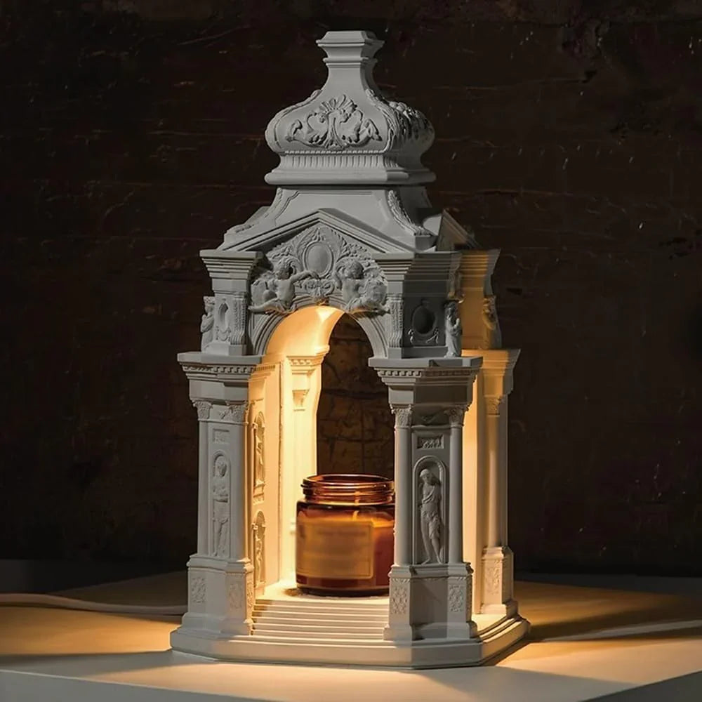 Candle heating lamp with timer and adjustable brightness, modern candle melting lamp, suitable for women, suitable for melting and heating candles in jars