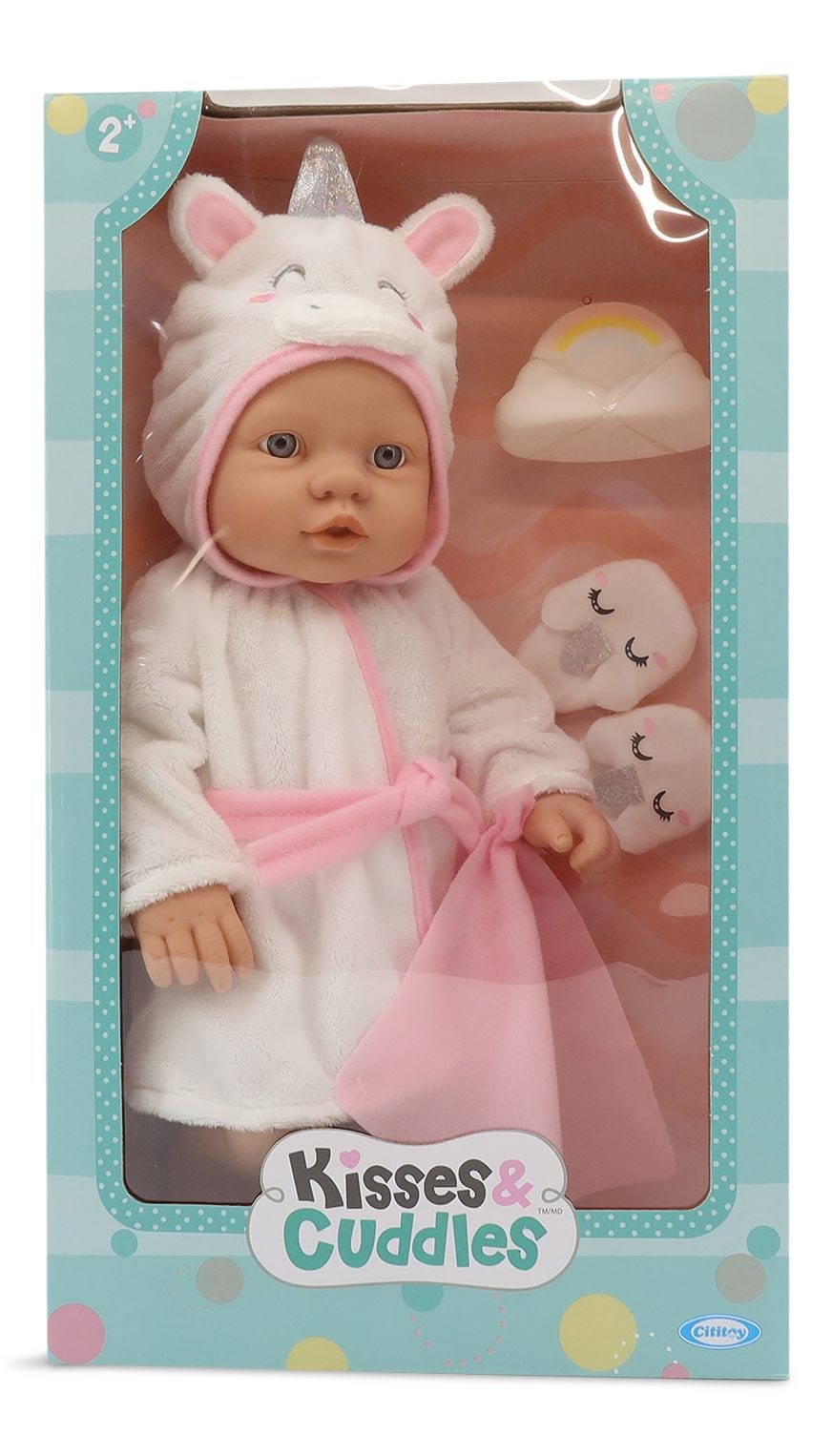 Kisses & Cuddles Newborn Baby Set, Assorted Styles, Ages 2+, 14-in