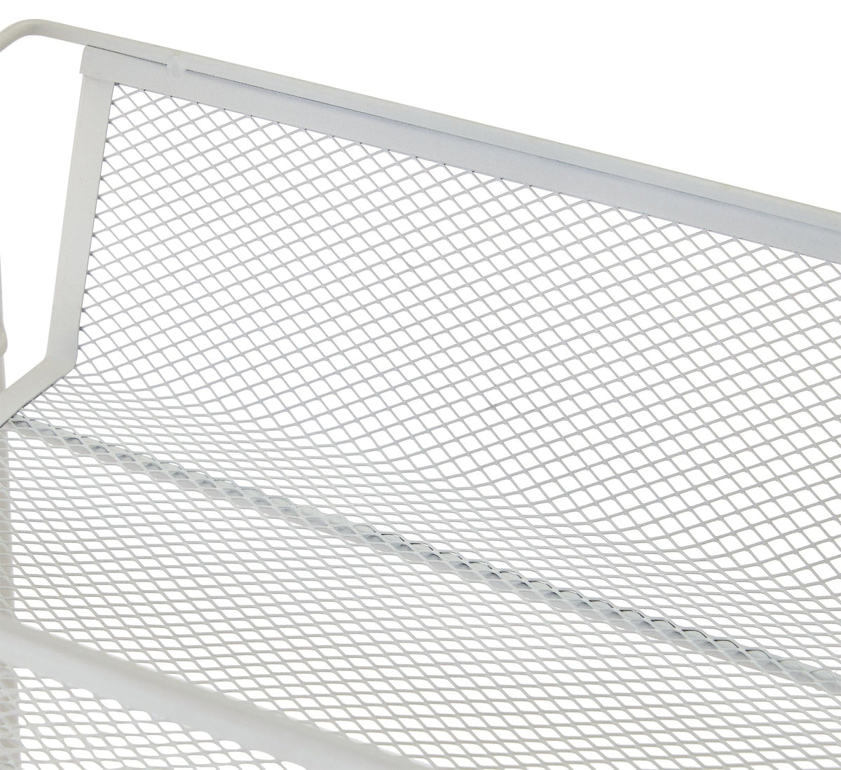 type A 3-Tier Mesh Wire Slim Storage Cart