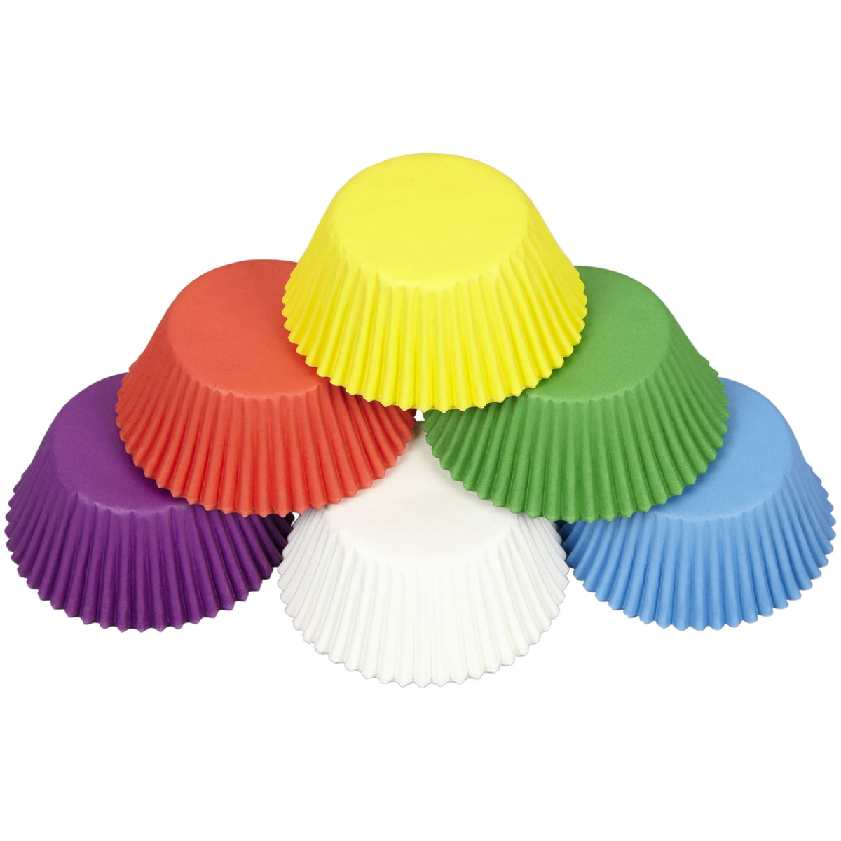 Wilton Paper Baking Cups, Rainbow, 2-in, 150-pk