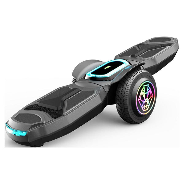 Swagtron Shuttle Zipboard Electric Hoverboard Skateboard 7 mph and 3-Mile Range LED Wheels Bluetooth Speaker N3