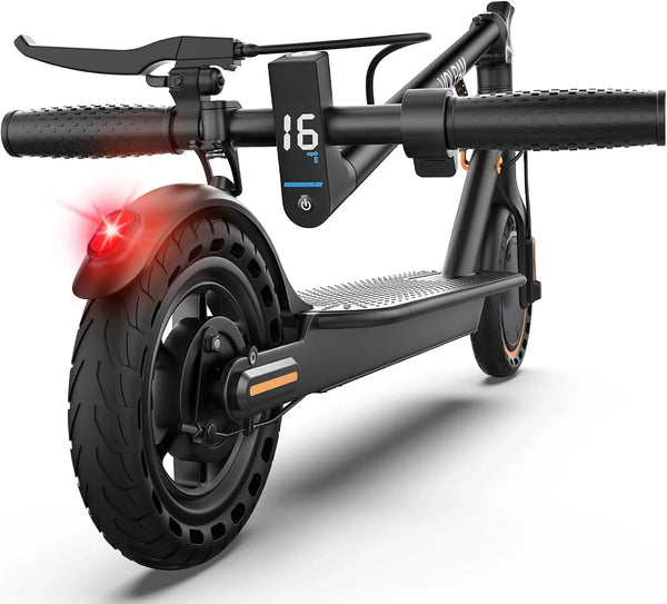 Electric Scooter, 350W Motor, 187Wh/281Wh Battery, 16/19Mph Top Speed, 8.5''Tires, Dual Braking, Folding Scooter B9