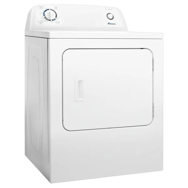 Amana 6.5 cu ft. White Electric Dryer with Automatic Dryness Control V0