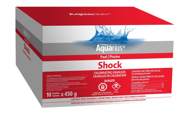 Aquarius Chlorinating Granules Shock, 10 x 450-g I8