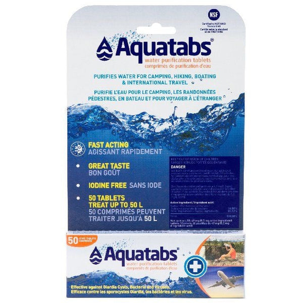 Aquatabs Water Purification Tablets, 50-pk C6