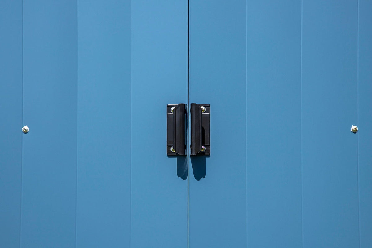Arrow Classic 12x17-ft Blue Grey Corrosion-Resistant Metal Shed