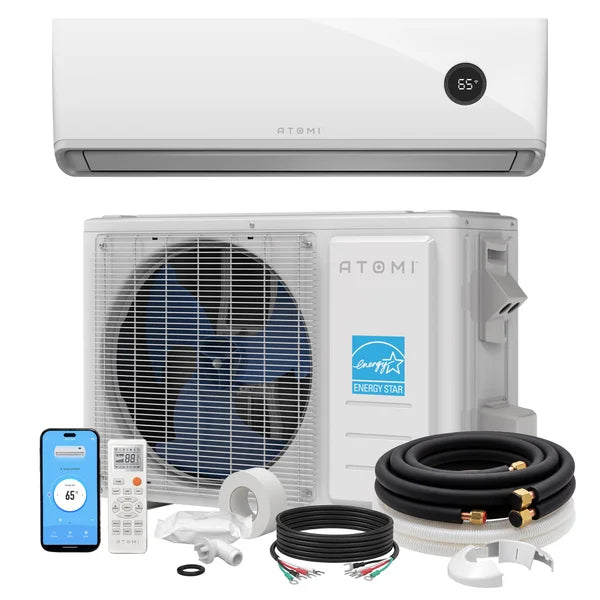 Atomi Tempestas Mini-Split Smart Air Conditioner + Heater I9