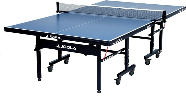 Professional-grade medium-density fiberboard indoor table tennis table, equipped with a quick-locking table tennis net and a stand set - assembled in 10 minutes easily - of high quality - foldable, with a single-player playing mode B7