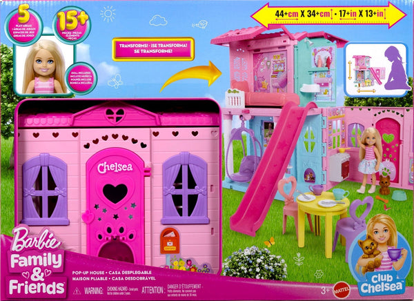 Barbie Club Chelsea Pop-Up House Playset with Accessories I3