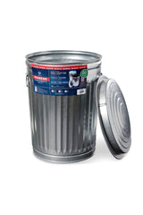 Behrens Galvanized Steel Circular Multi-Purpose Garbage Can, 75-L (19.8 US gal)