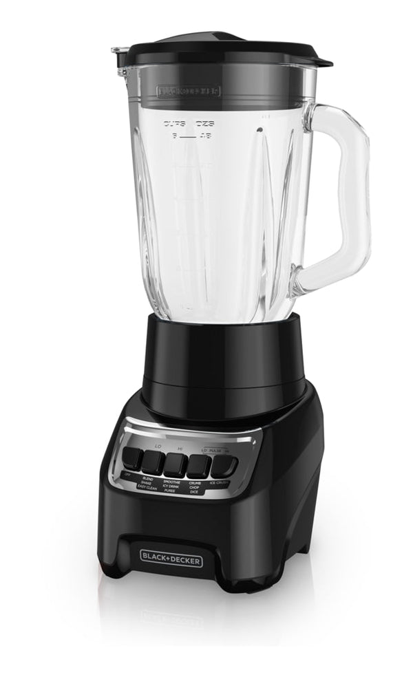 Black & Decker Blender Power Crush 4-Speed Piano Key, Black, 700W G2