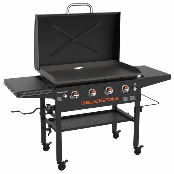 Blackstone 4-Burner LP Gas Portable Griddle with Lid, 36-in F8
