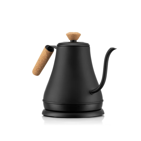 Bodum Electric Cordless Gooseneck Water Kettle with Auto Shut Off, Black, 0.8-L Q0