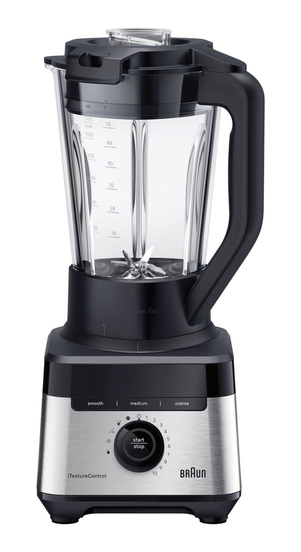 Braun 10-Speed Kitchen Jug Blender with 9 Settings & iTextureControl, 1200W, Black P1