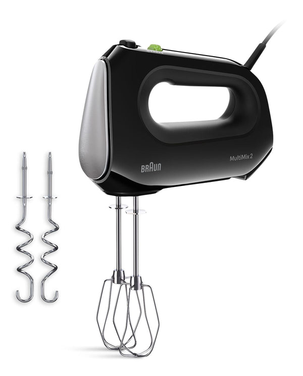 Braun MultiMix 2 5-Speed Hand Mixer, Includes MultiWhisk Beater, 250W, Black G5