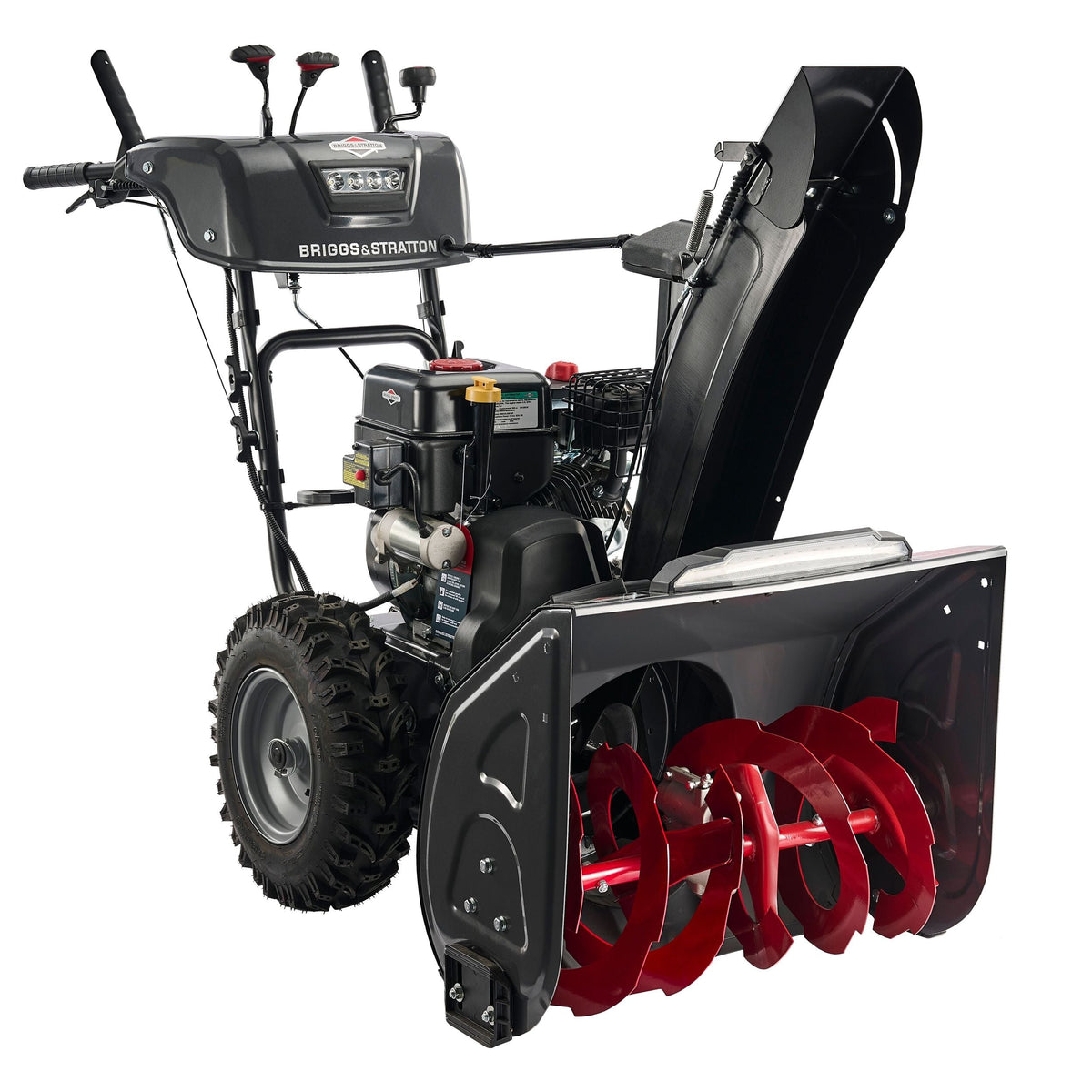 Briggs & Stratton 1696807 223cc 2-Stage Gas Snowblower with Electric Start, 24-in