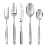 CANVAS Enfield Twist Flatware Set, Stainless Steel, Serves 4, 20-pc