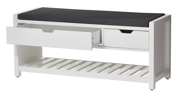 CANVAS Overbrook Entryway Bench, White J3
