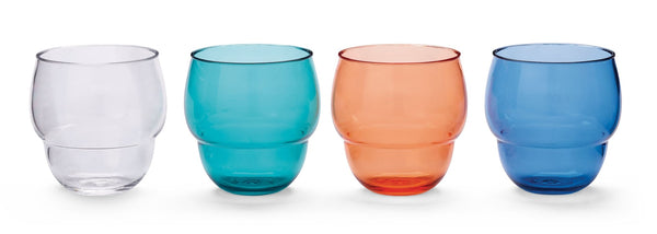 CANVAS Stacking Bubble Glass Set, BPA Free, Dishwasher Safe, Stackable S4