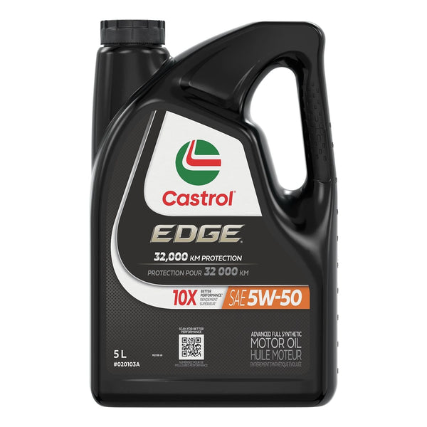 Castrol EDGE 5W50 Advanced Synthetic Engine/Motor Oil, 5-L Z8