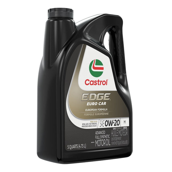 Castrol EDGE Synthetic Euro M 0W20 Motor Oil, 4.73-L U3