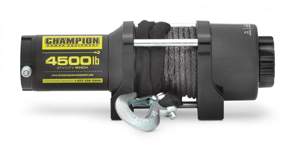 Champion Power Equipment 14051 Synthetic Rope Winch Kit, 4,500-lb K3