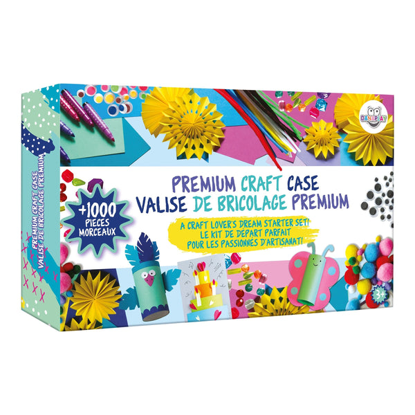 Danawares Premium Craft Case, A Craft Lover's Dream Starter Set with 1000+ Pieces F1