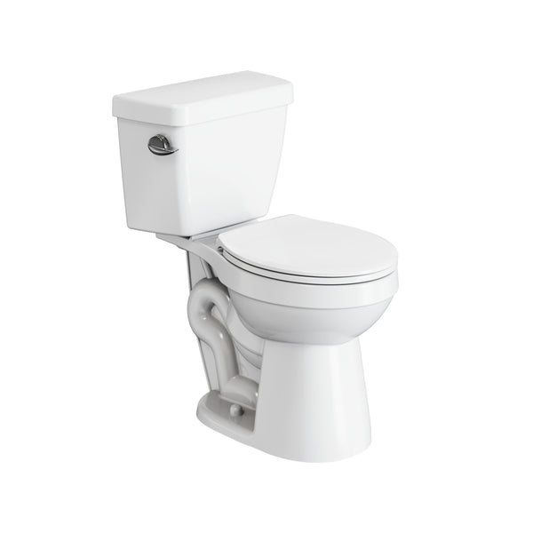 Danze 2-Piece Round Toilet Bowl with Soft Close, White, 4.8-L, Single Flush N9