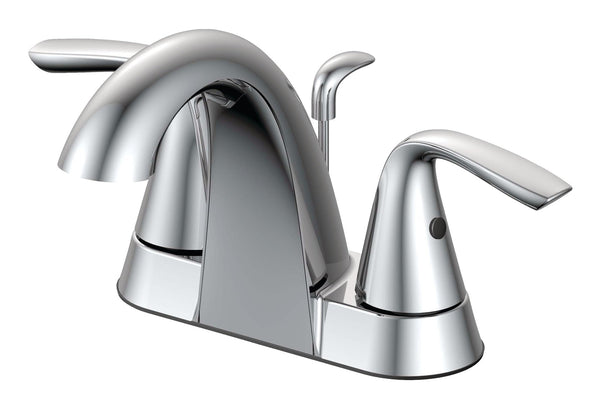 Danze Gallant Double Handle 4-in Centreset Bathroom Sink Faucet with Pop-up Drain, Chrome N2