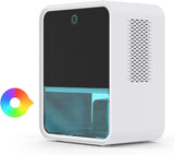 Bedroom Dehumidifier 2.2L Water Tank with Hygrometer RGB LED Light