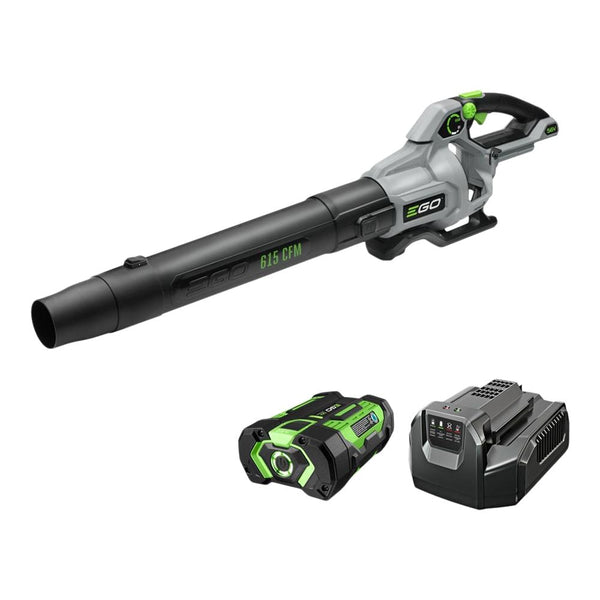 EGO POWER+ 56V Brushless Cordless 615 CFM Leaf Blower, Includes (1) 2.5Ah Battery and (1) 210W Standard Charger, LB6151 R6