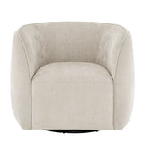 Elle Dcor - Fabric Swivel Chair