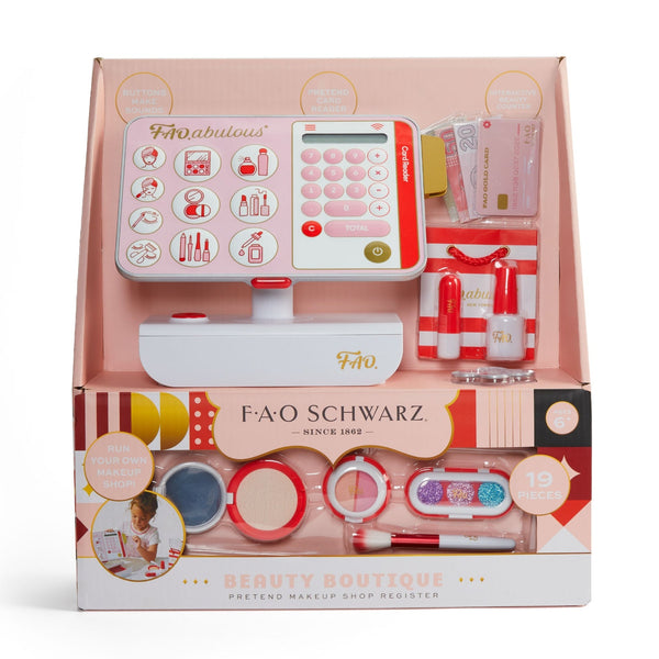 FAO Schwartz Beauty Boutique Cash Register, Pink/White E9
