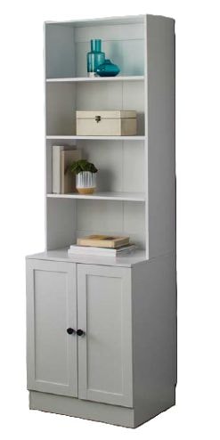 For Living Bookcase Cabinet, White O3