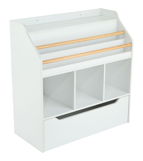 For Living Multi-Purpose Storage Organizer with Drawer, White Q0