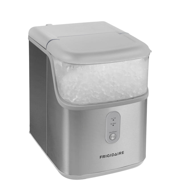 Frigidaire Countertop Soft Nugget Ice Maker, 33-lb/Day, Stainless Steel D8