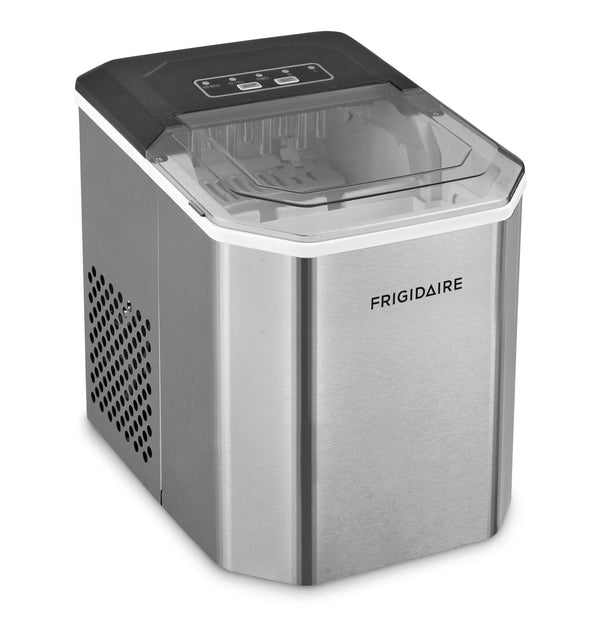 Frigidaire Stainless Steel Countertop Ice Maker with LED Display, 2.3-qt, Silver P2