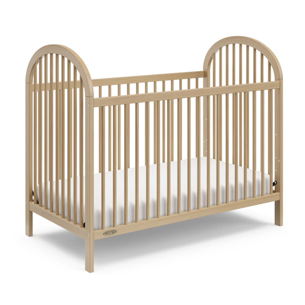 Graco Olivia 3-In-1 Driftwood Convertible Crib with Adjustable Base Q2