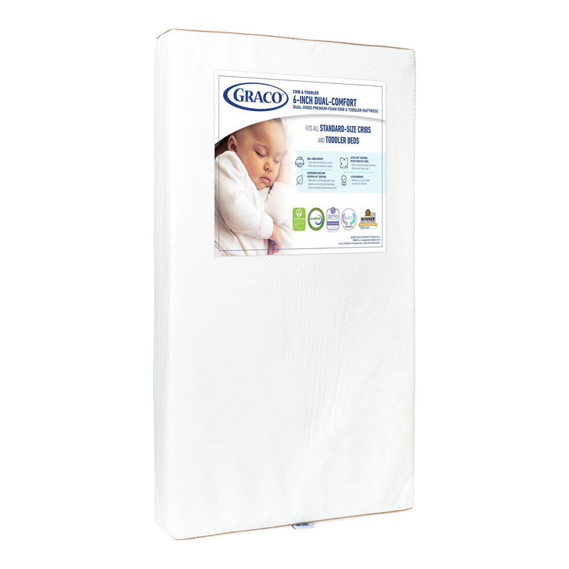 Graco Premium Dual-Comfort Crib & Toddler Mattress S3