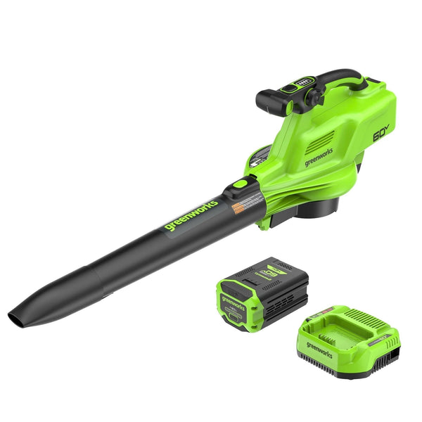 Greenworks 60V 520 CFM/240 MPH Blower Vacuum with 4Ah Battery C4