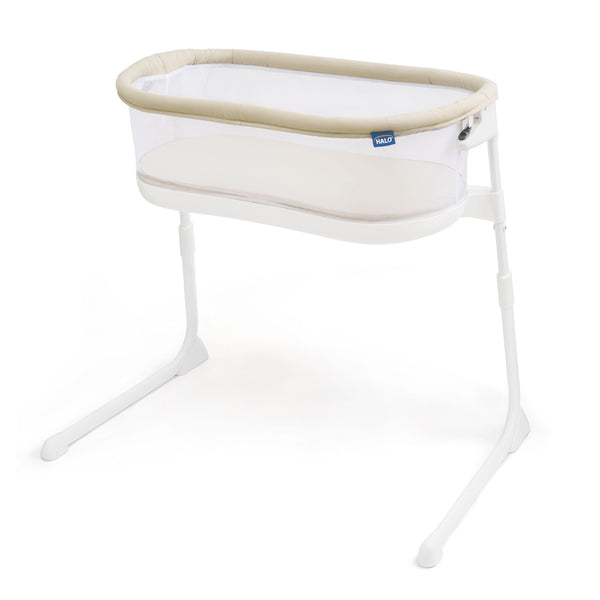 Halo Bassinest Lite Portable Bedside Sleeper, White T1