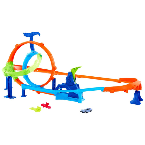 Hot Wheels Rapid Launch and Loops Car Set M2
