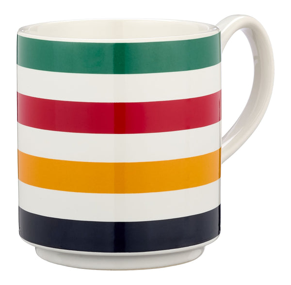 Hudson's Bay Stripes Signature Classic Mug, 375-mL, Multi-Coloured H8