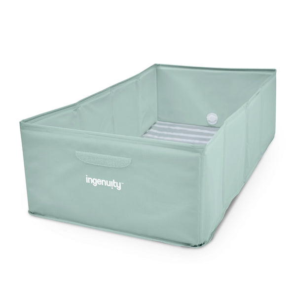 Ingenuity TuckAway Toddler-Friendly Travel Tub, Green G9