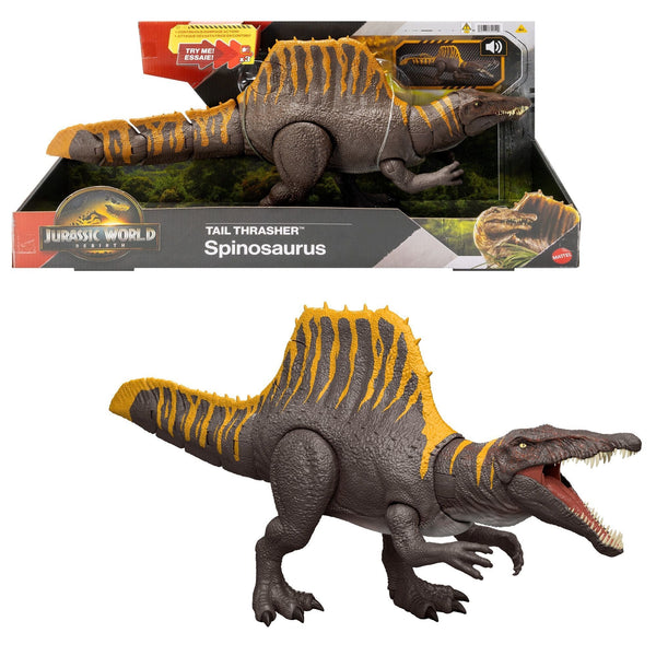 Jurassic World Tail Thrasher Spinosaurus Figure for Ages 3+ G1