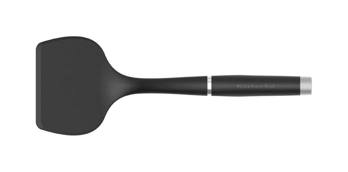 KitchenAid Gourmet Stainless Steel Pancake Turner, Black