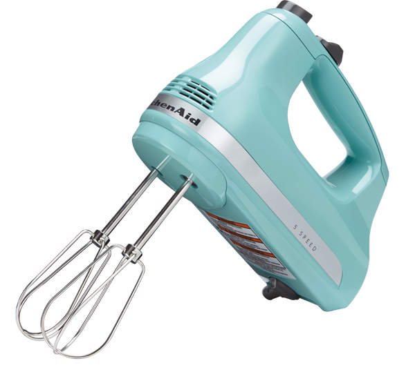 KitchenAid Ultra Power 5-Speeds Hand Mixer with Turbo Beater Aqua Sky M6