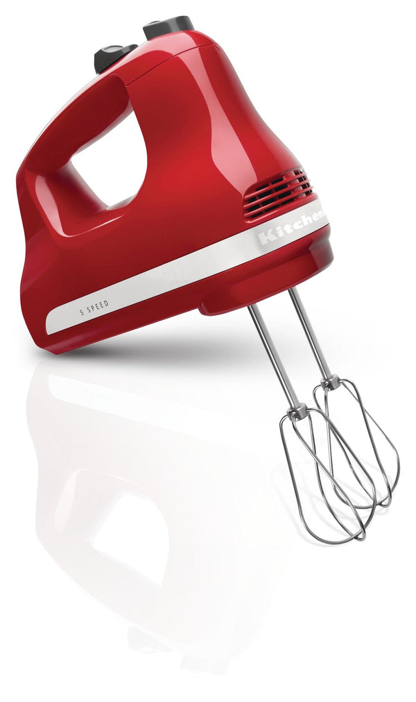 KitchenAid Ultra Power 5-Speeds Hand Mixer with Turbo Beater Empire Red E5