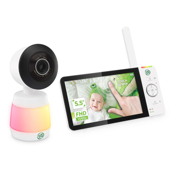 Leapfrog LF2936FHD-Touch Remote Access Pan & Tilt Smart Video Baby Monitor with Colour Night Vision, 5.5-in Screen V3