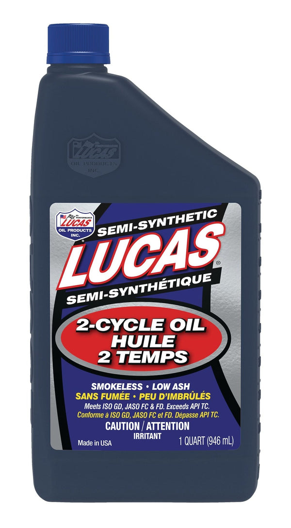 Lucas Oil 2-Stroke Semi-Synthetic Oil, 946-mL H7